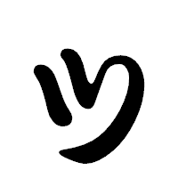 「ッ」の勘亭流フォント・イメージ