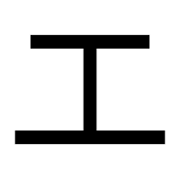 「エ」のゴシック体フォント・イメージ