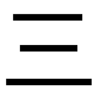 「三」のゴシック体フォント・イメージ