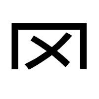 「罓」のゴシック体フォント・イメージ
