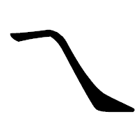 「乁」の楷書体フォント・イメージ